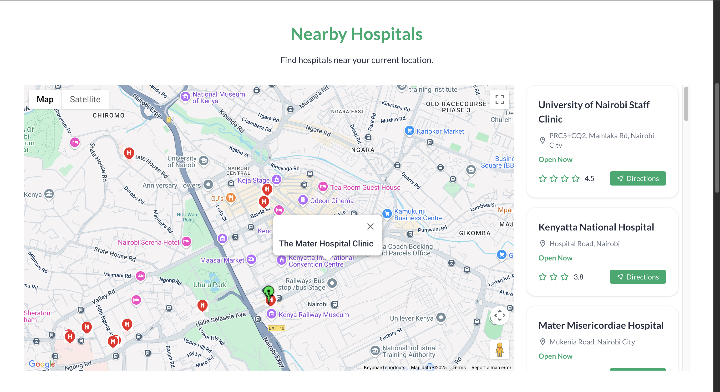 Map View